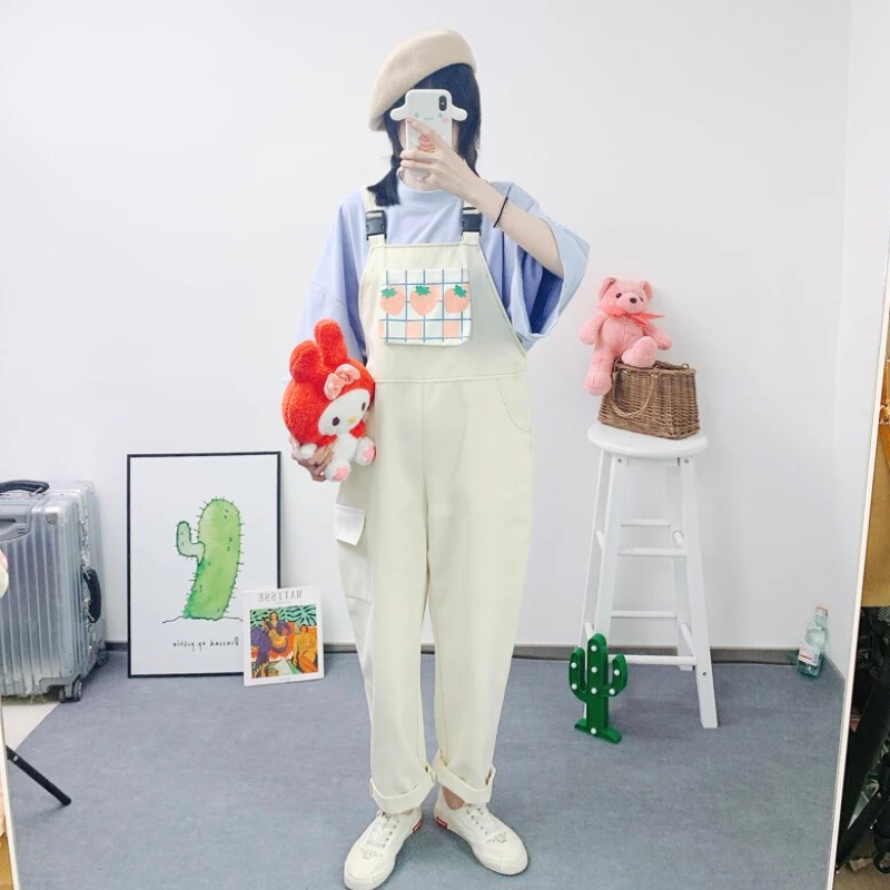 Cute Strawberry Jumpsuit