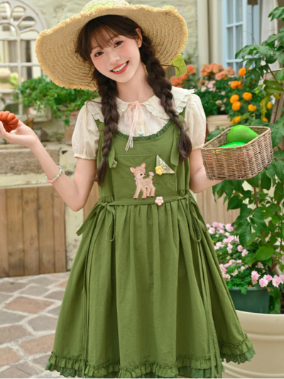 Bambi Pinafore Dress