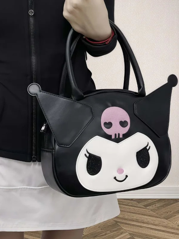 Black Kawaii Crossbody Bag