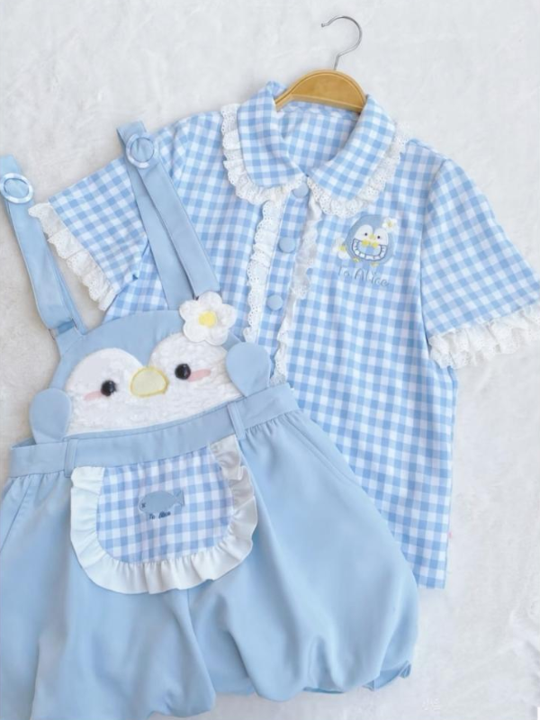 Blue Kawaii Babycore Set