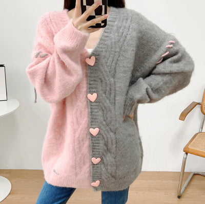 Pink Love Kawaii Cardigan
