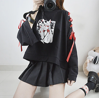 Fashion Black Fox Sweater