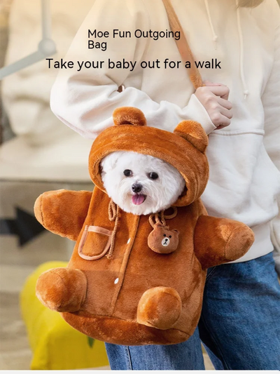 Cute Bear Pet Carrier Bag