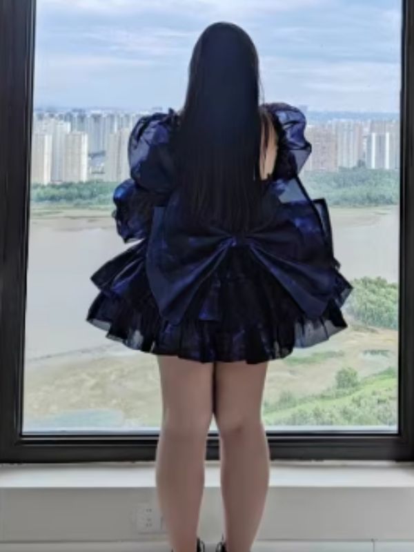 ♡ Elegant Princess ♡ Dark Blue Dress – Plus Size