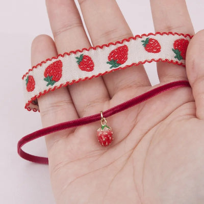Cute Strawberry Choker
