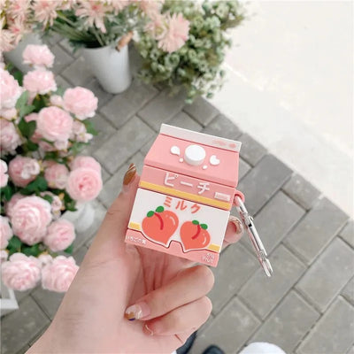 Peach Yogurt AirPods Cases for iPhone