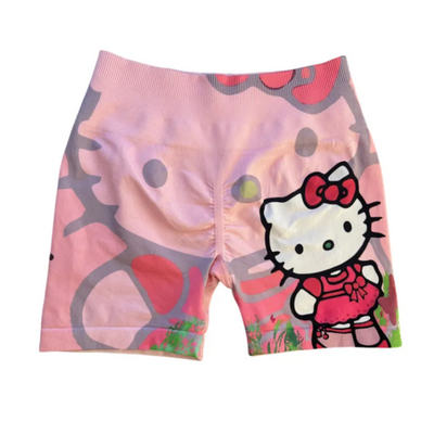 Cute Kitty Workout Shorts