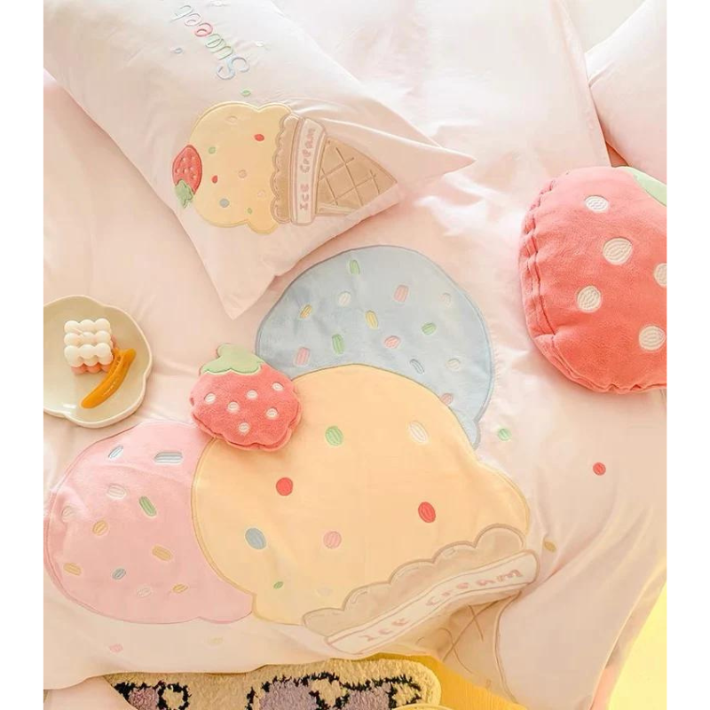 Ice Cream Sweet Bedding Set