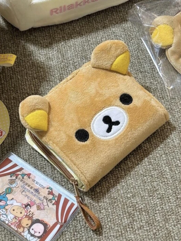 Kawaii Cute Bear-Style Coin & Card Wallet
