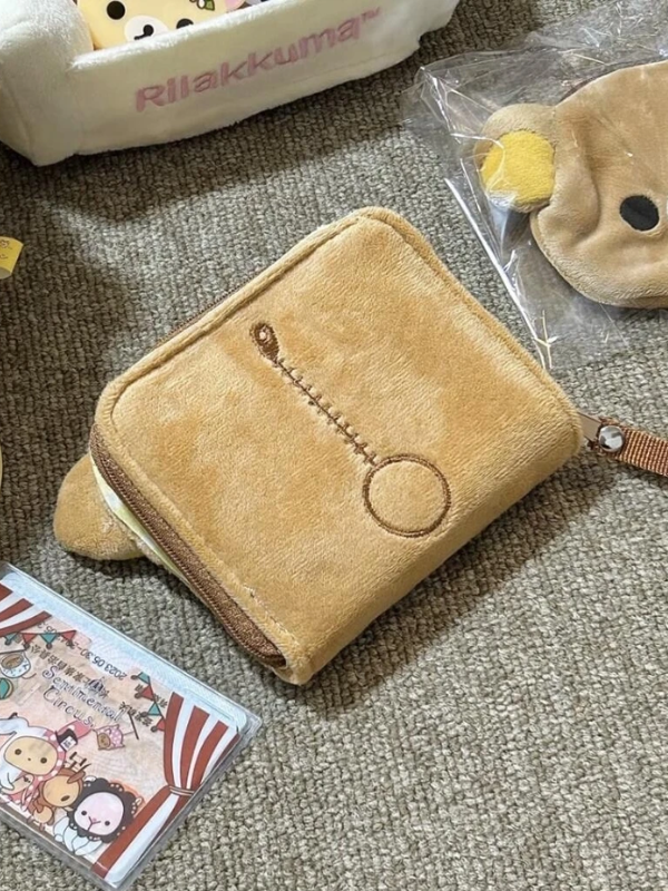 Kawaii Cute Bear-Style Coin & Card Wallet