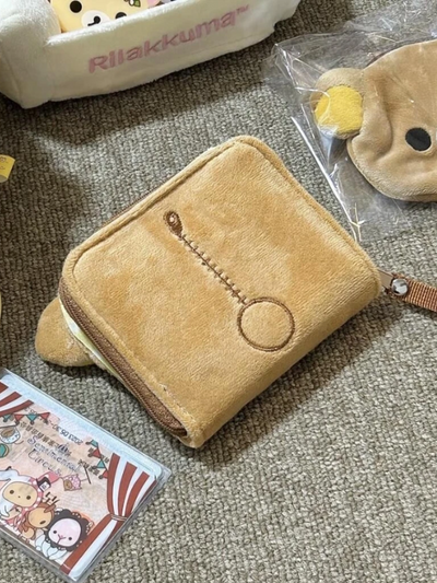 Kawaii Cute Bear-Style Coin & Card Wallet