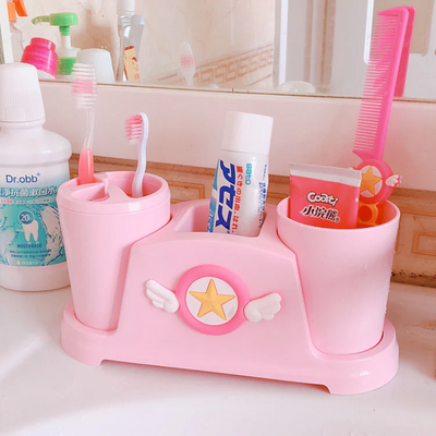 Kawaii Sakura Tooth-brushing Cup Set