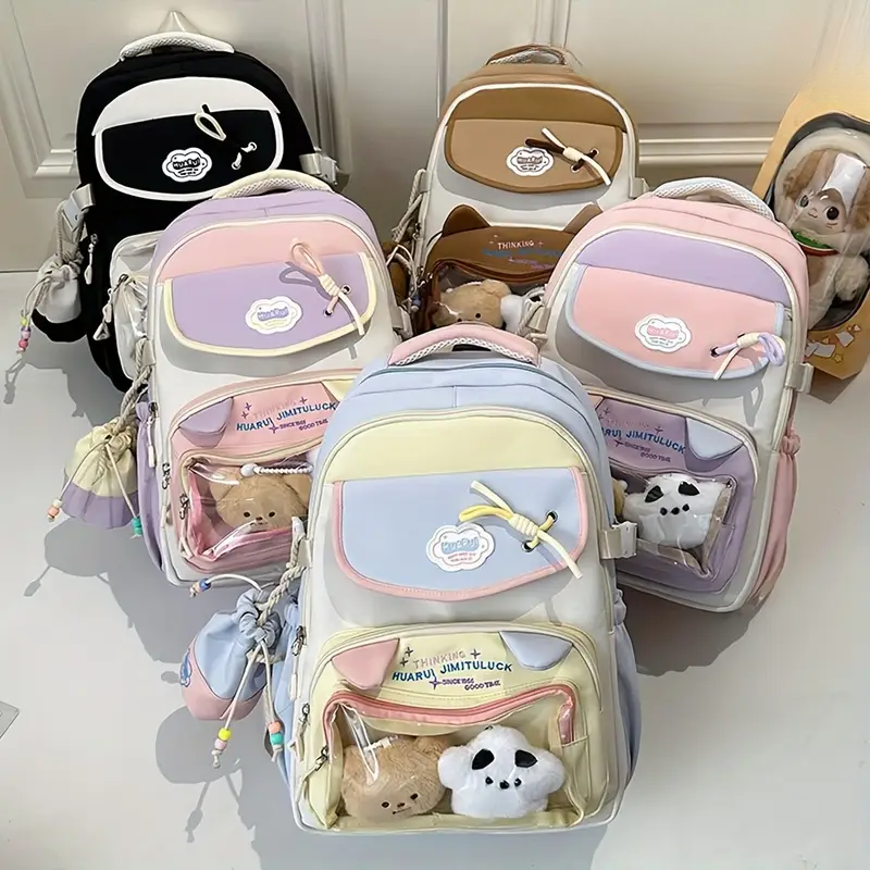 Kawaii 2-in-1 Bag Set – Backpack + Shoulder Bag