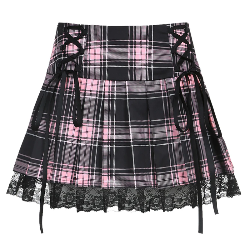 Kawaii Dark High Waist Skirt