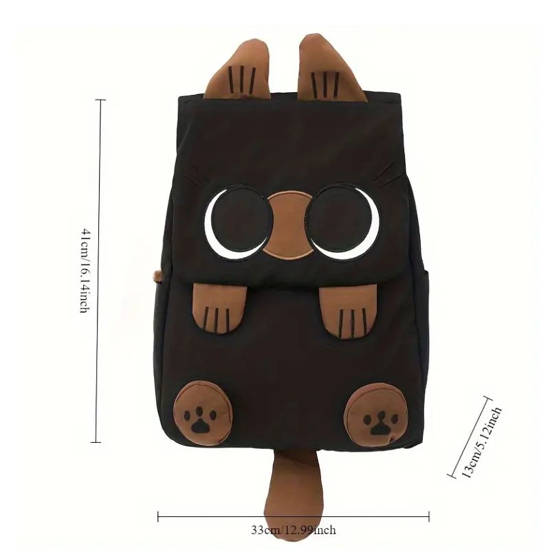 Kawaii Large Capacity Cat Design Backpack
