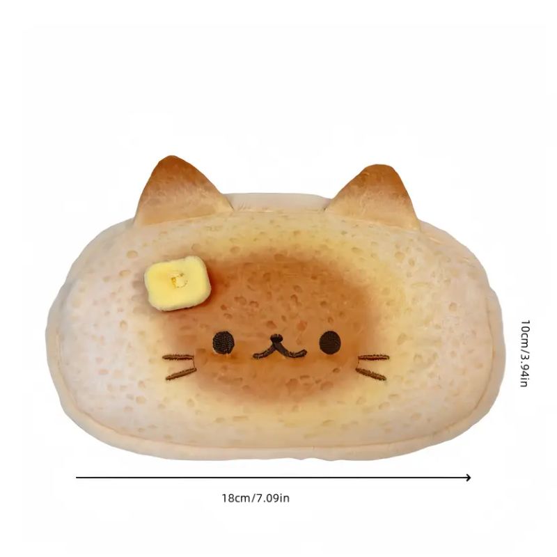 Kawaii Plush Cat Pencil Case – Large Capacity Stationery Organizer