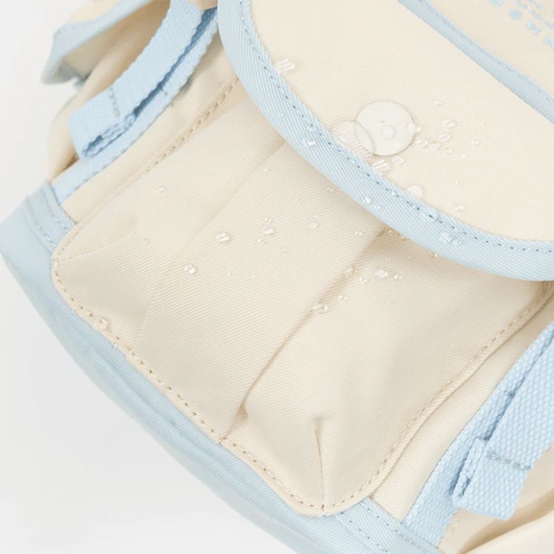 Kawaii Puppy-Inspired Nylon Backpack – Water Repellent, Vegan & Exclusive Embroidery