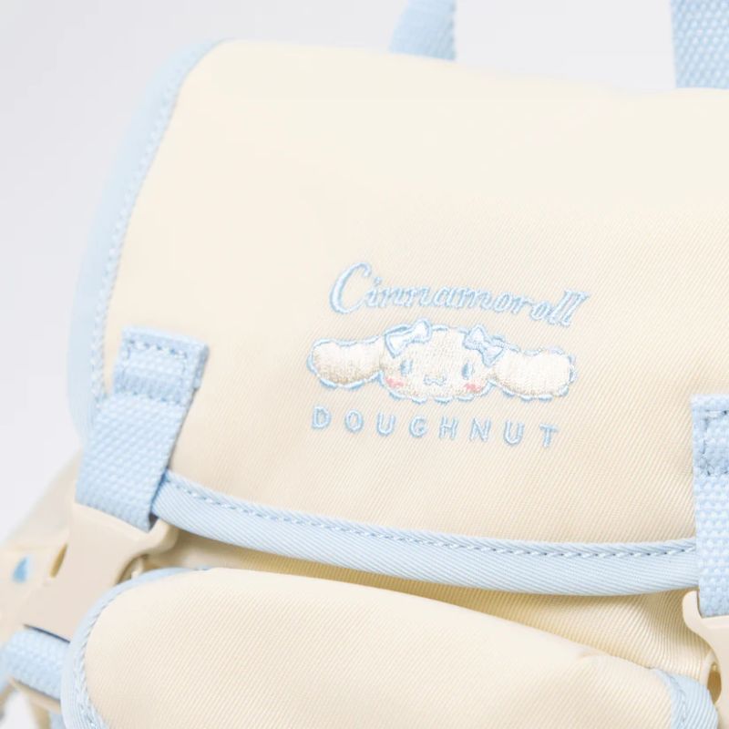 Kawaii Puppy-Inspired Nylon Backpack – Water Repellent, Vegan & Exclusive Embroidery