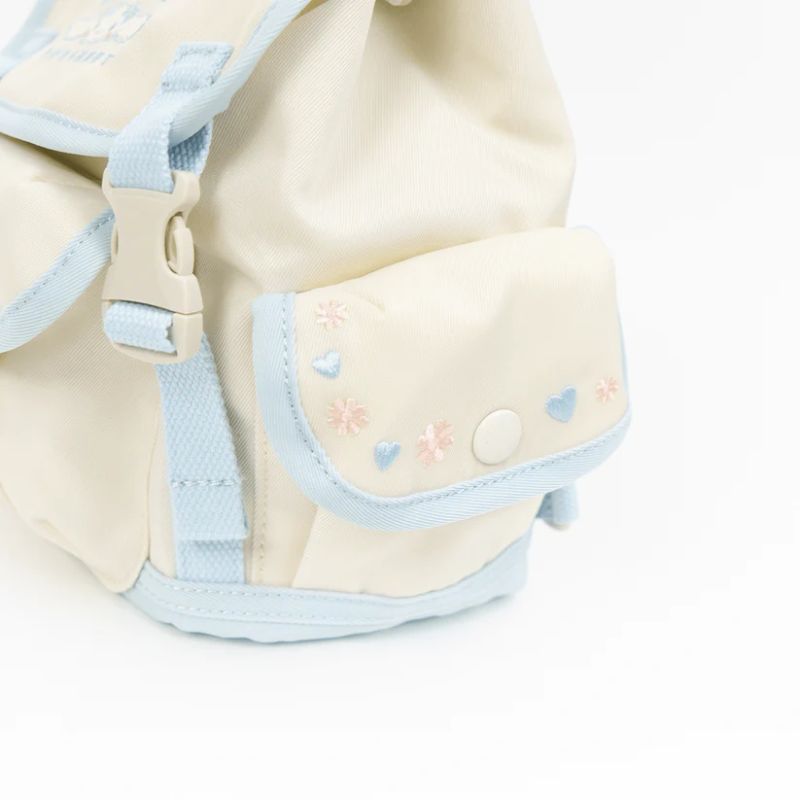 Kawaii Puppy-Inspired Nylon Backpack – Water Repellent, Vegan & Exclusive Embroidery