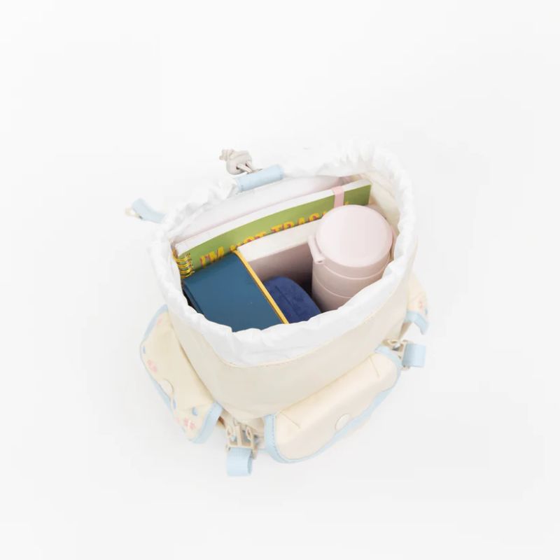 Kawaii Puppy-Inspired Nylon Backpack – Water Repellent, Vegan & Exclusive Embroidery