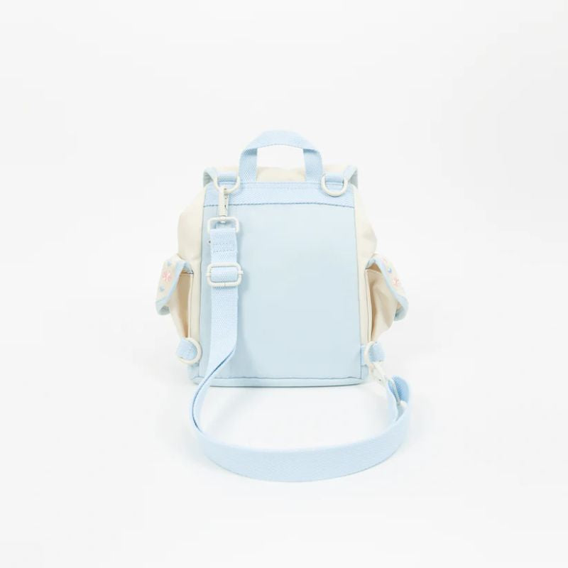 Kawaii Puppy-Inspired Nylon Backpack – Water Repellent, Vegan & Exclusive Embroidery