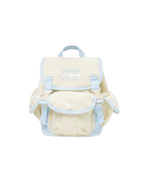 Kawaii Puppy-Inspired Nylon Backpack – Water Repellent, Vegan & Exclusive Embroidery
