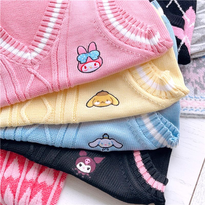 Kawaii Sweater Vest – Cute Character Edition