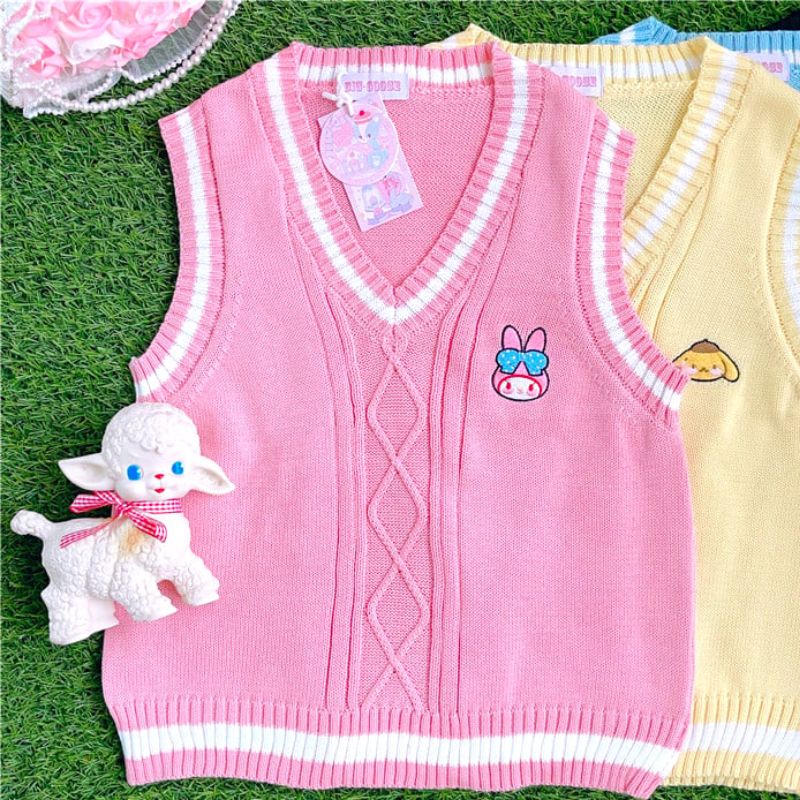 Kawaii Sweater Vest – Cute Character Edition