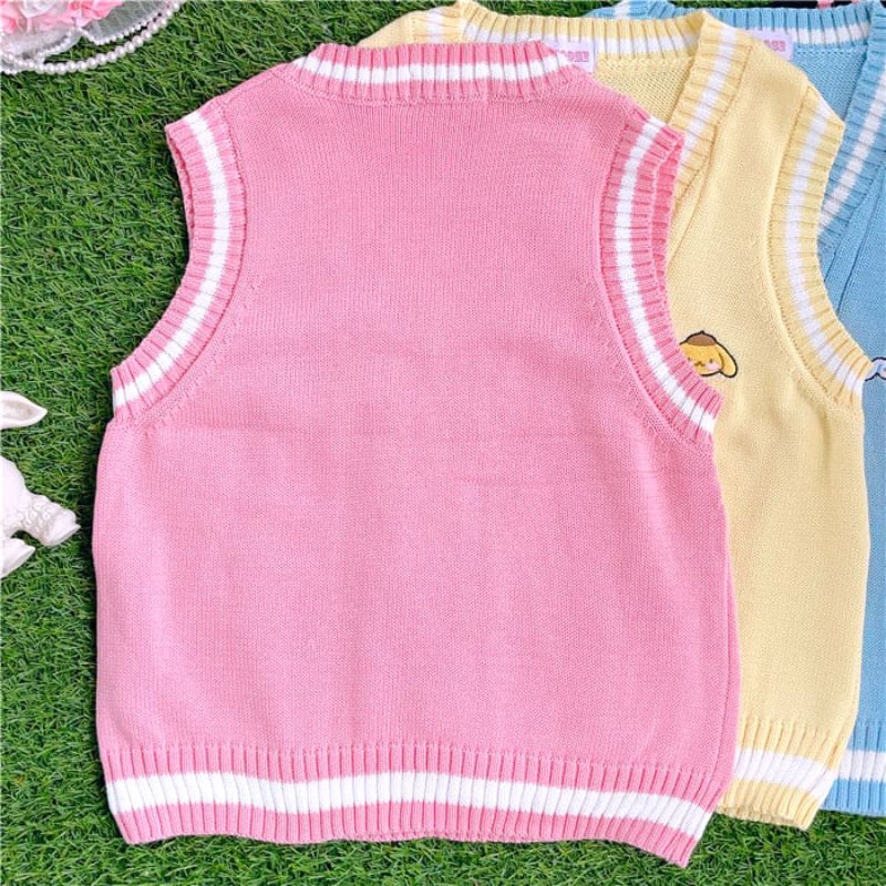 Kawaii Sweater Vest – Cute Character Edition