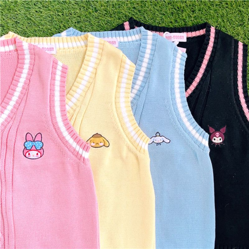 Kawaii Sweater Vest – Cute Character Edition
