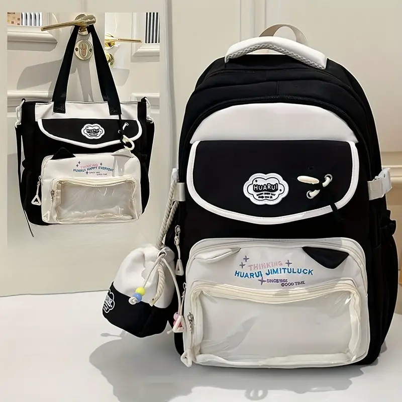 Kawaii 2-in-1 Bag Set – Backpack + Shoulder Bag