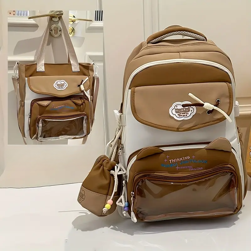 Kawaii 2-in-1 Bag Set – Backpack + Shoulder Bag
