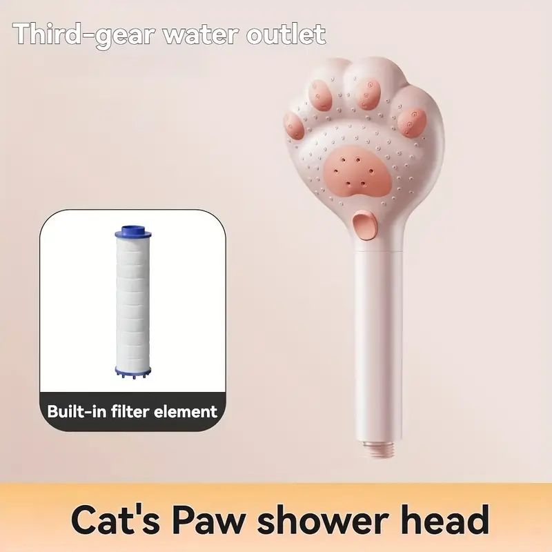 Kawaii Cat Paw Shower Head