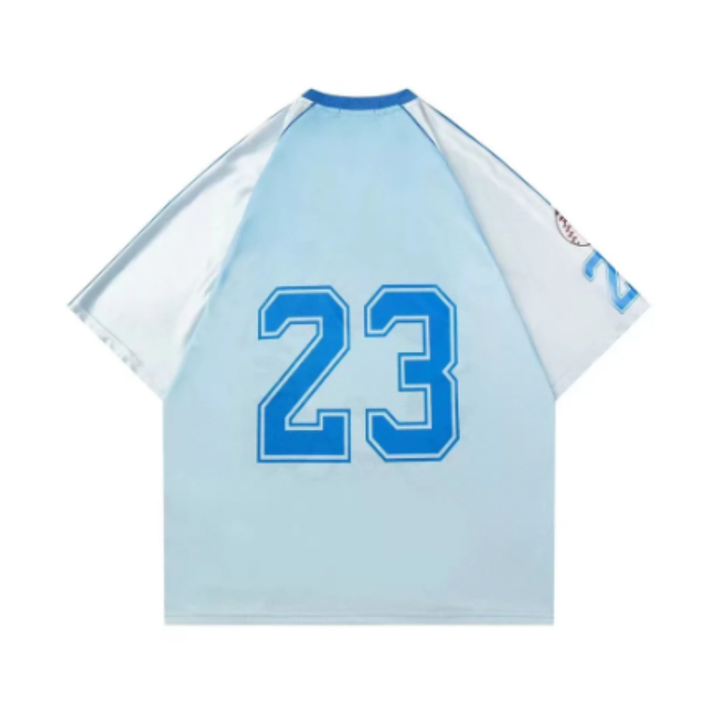 Kawaii blue Kitty Baseball Jersey Shirts Sports