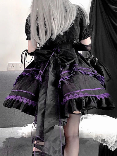 Lolita Gothic Dress With Bow on the Back