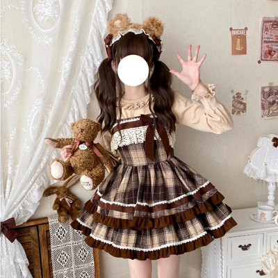 Plaid Lovers Kawaii Dress
