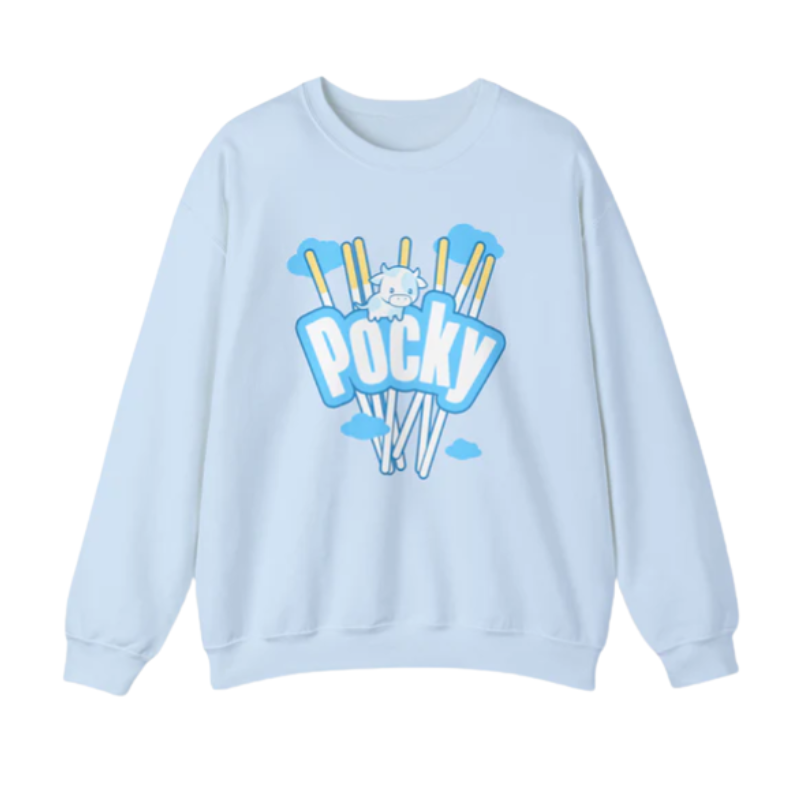 Pocky Sweatshirt Blue Milk