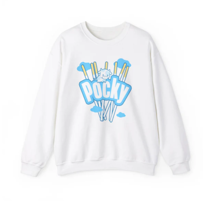 Pocky Sweatshirt White Milk