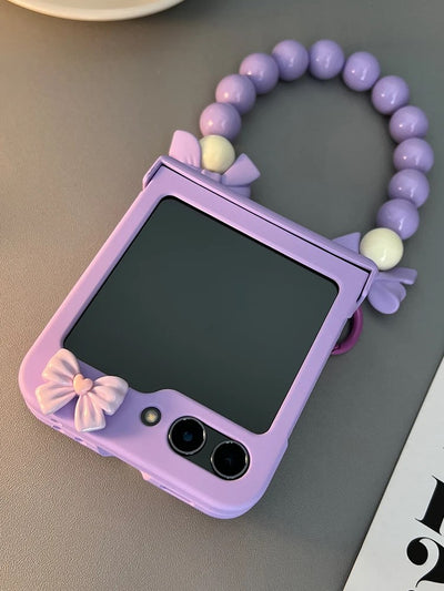 Purple Cute Bow Phone Case
