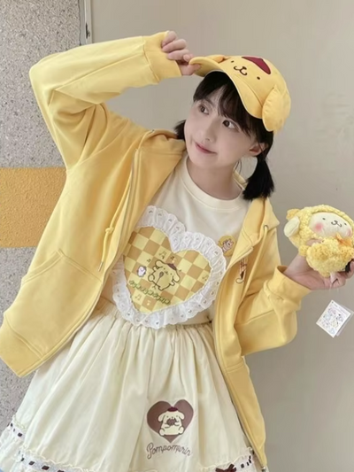 Sunny Pudding Pup Hoodie