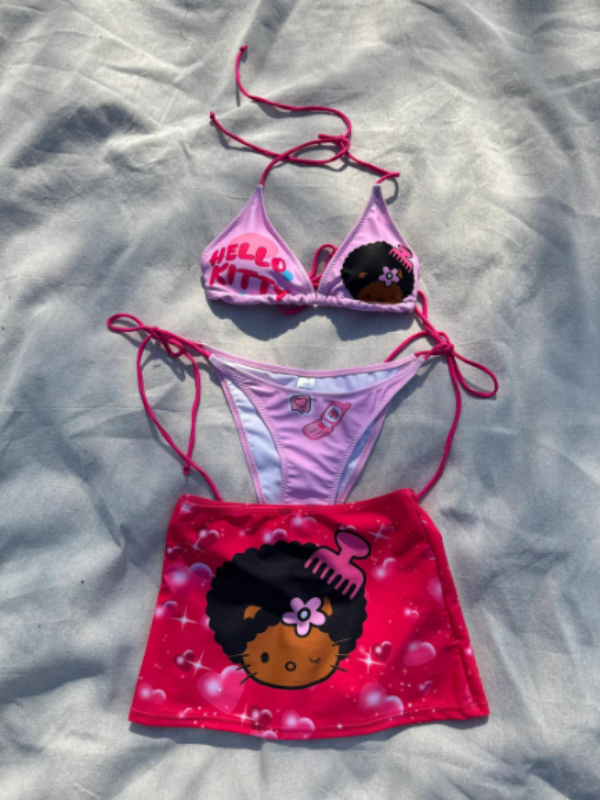 Sweet Kitty Vibes Bikini Set