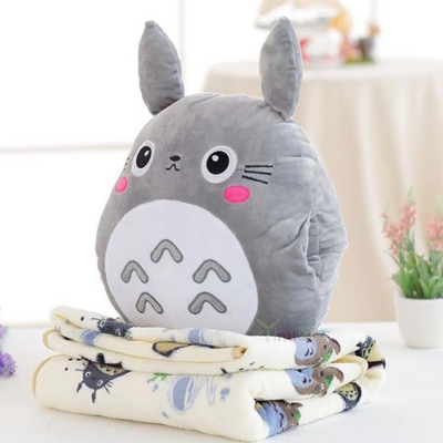 Totoro Cushion And Blanket