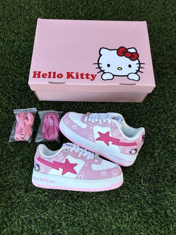 Kawaii H Kitty-Inspired Sneakers