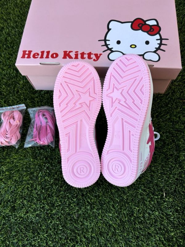 Kawaii H Kitty-Inspired Sneakers