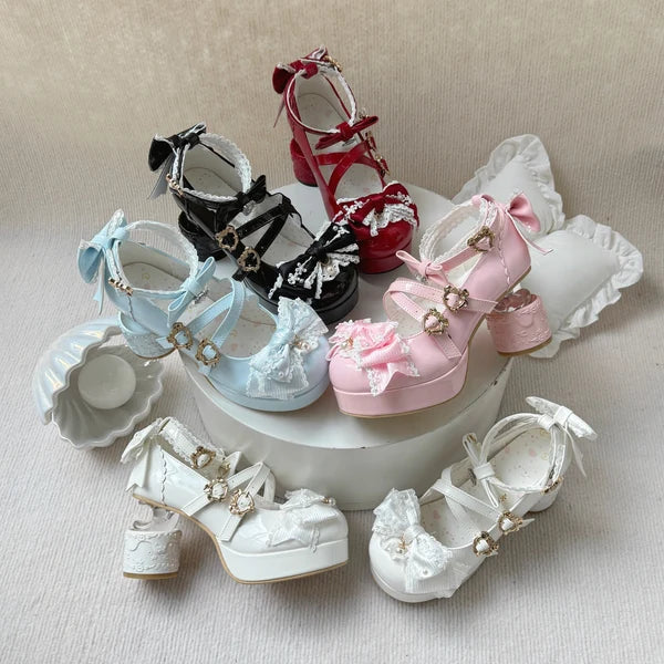 Moon Glass High Heels