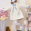 Lolita Bunny Coat Pompom Bow