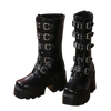 Gevini Platform Boots With Buckle