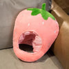 Funny Plush Strawberry Hat