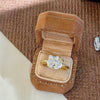 925 Sterling Silver White Gold Plated Cubic Zirconia Promise Ring
