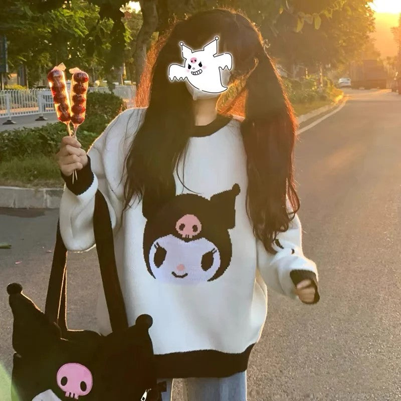 Kuromi Knit Sweater
